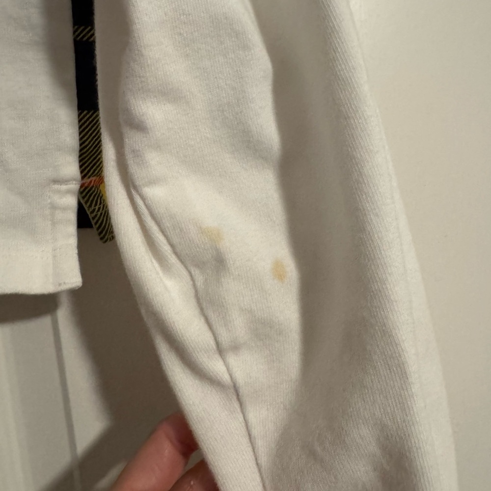 Nike White and Yellow Sports Top - Picture 6 of 6